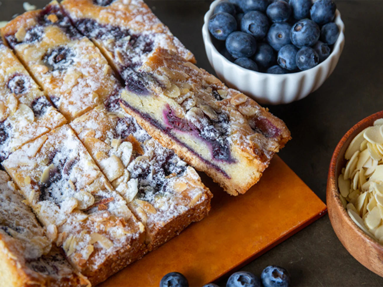 Blueberry almond cake