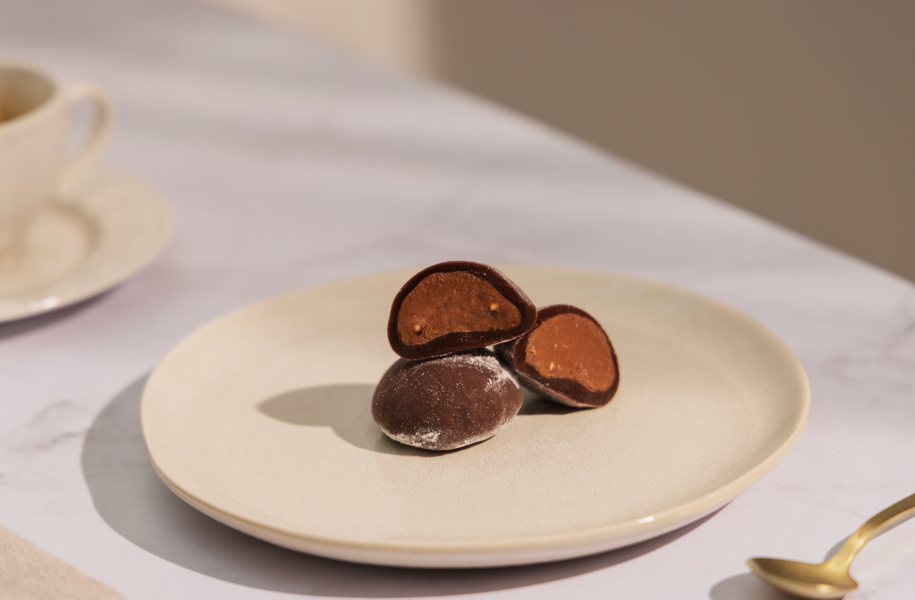 Mochi crémeux chocolat crunchy