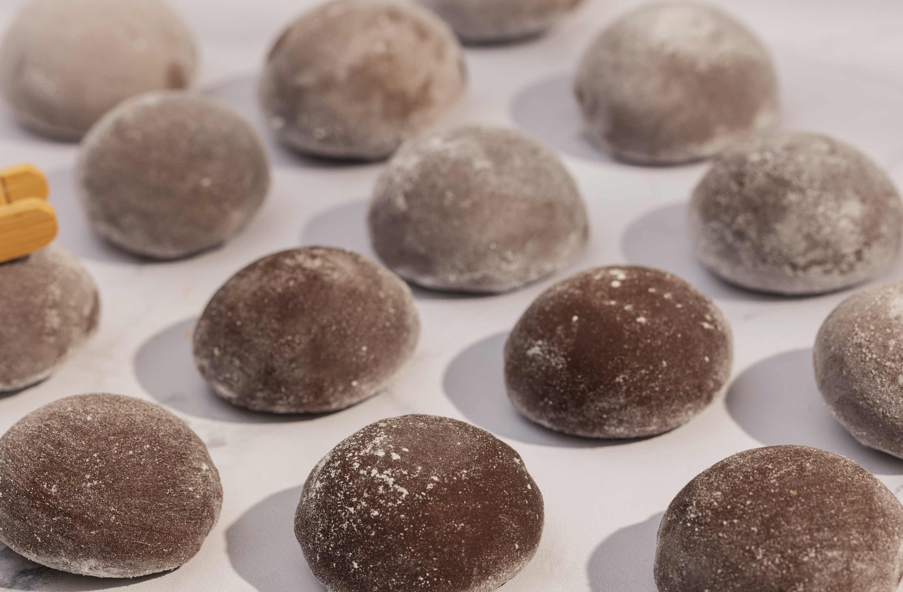 Mochi crémeux chocolat crunchy