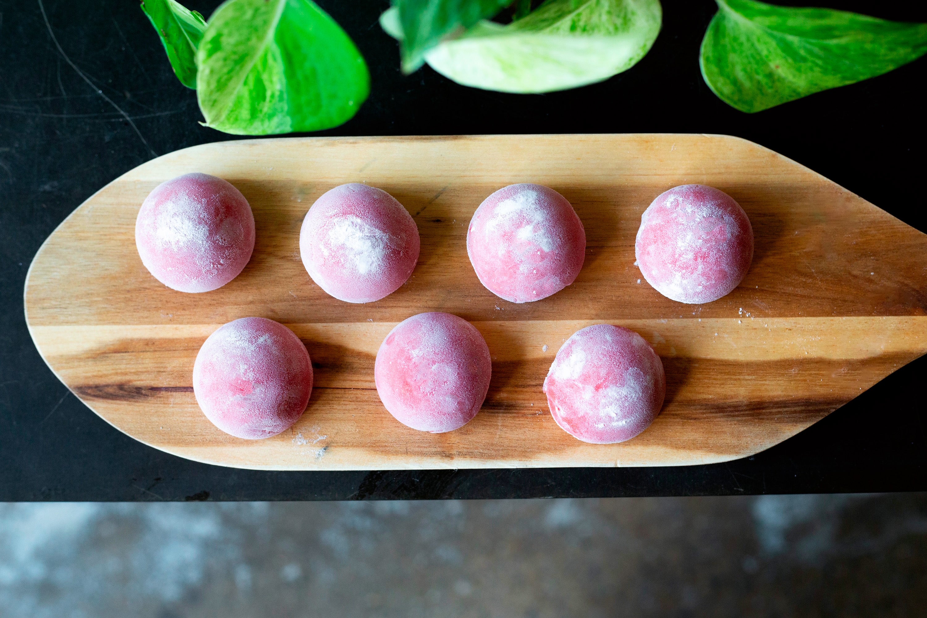 Mochi glacé framboise
