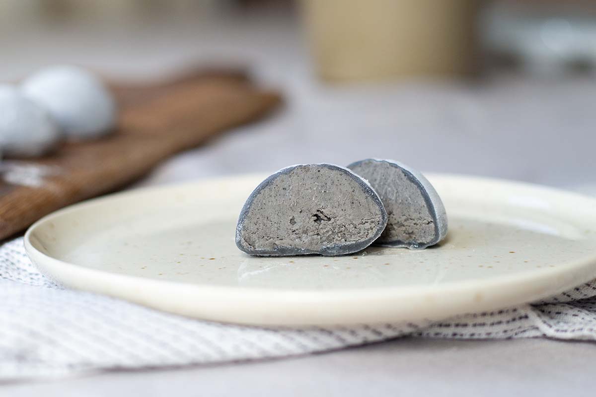 Mochi glacé sésame noir