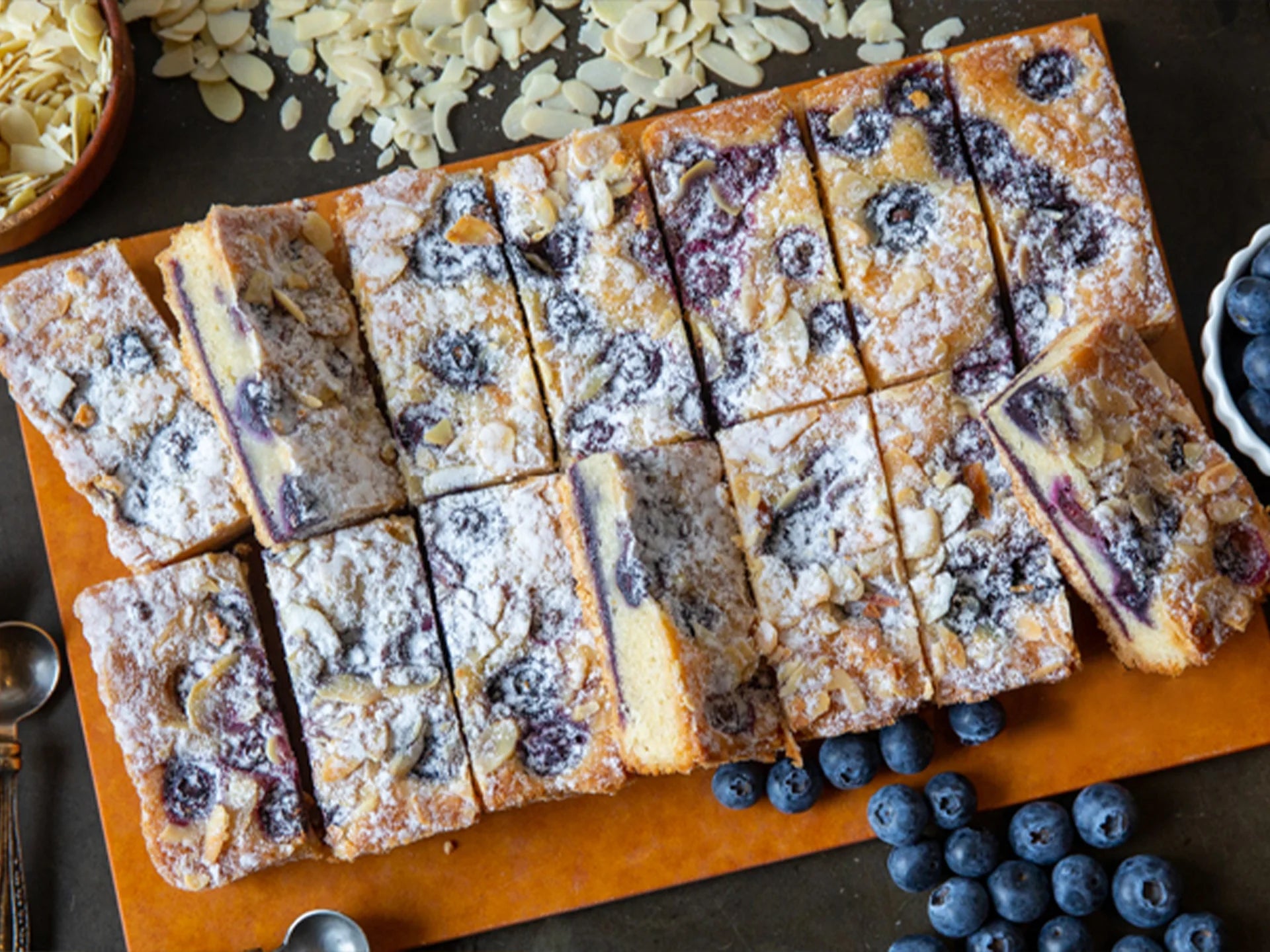 Blueberry almond cake