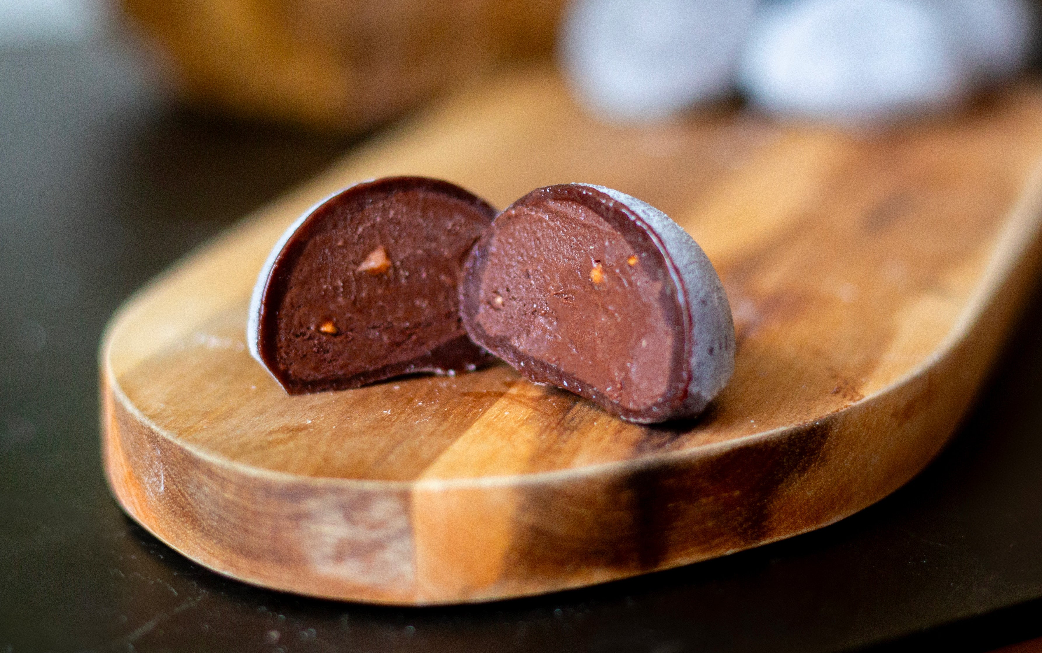 Mochi glacé chocolat noisettes