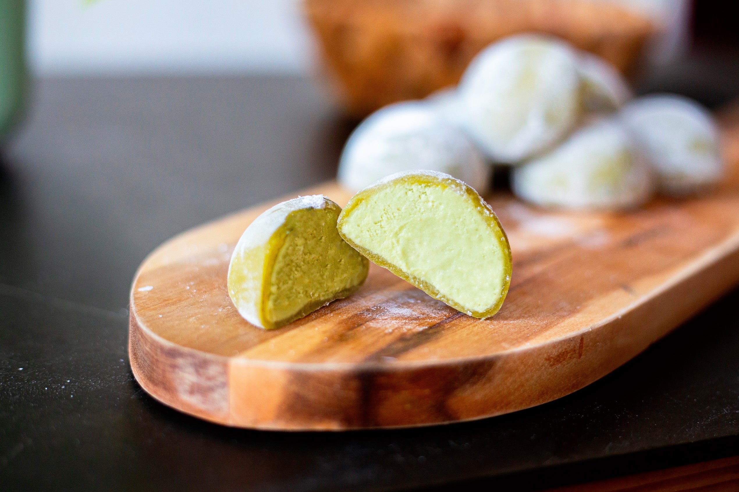 Mochi glacé thé vert matcha