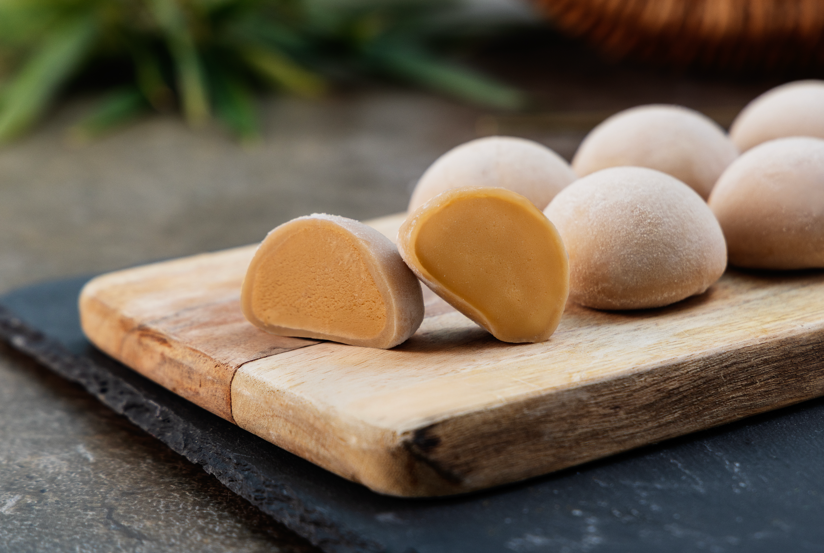 Mochi glacé caramel beurre salé