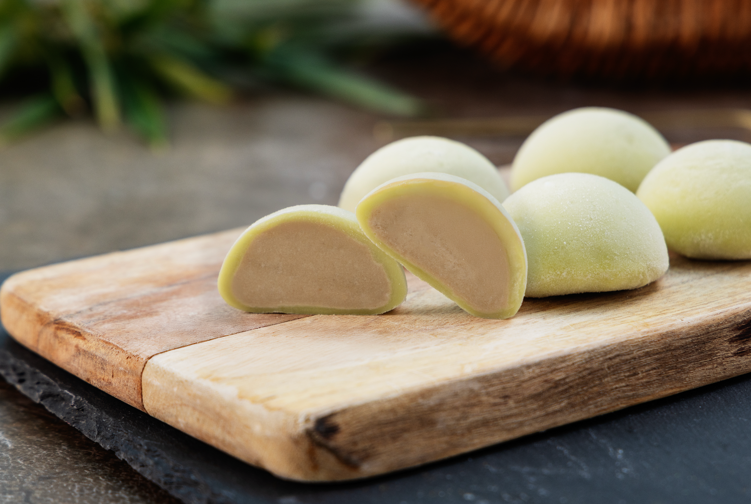 Mochi glacé pistache