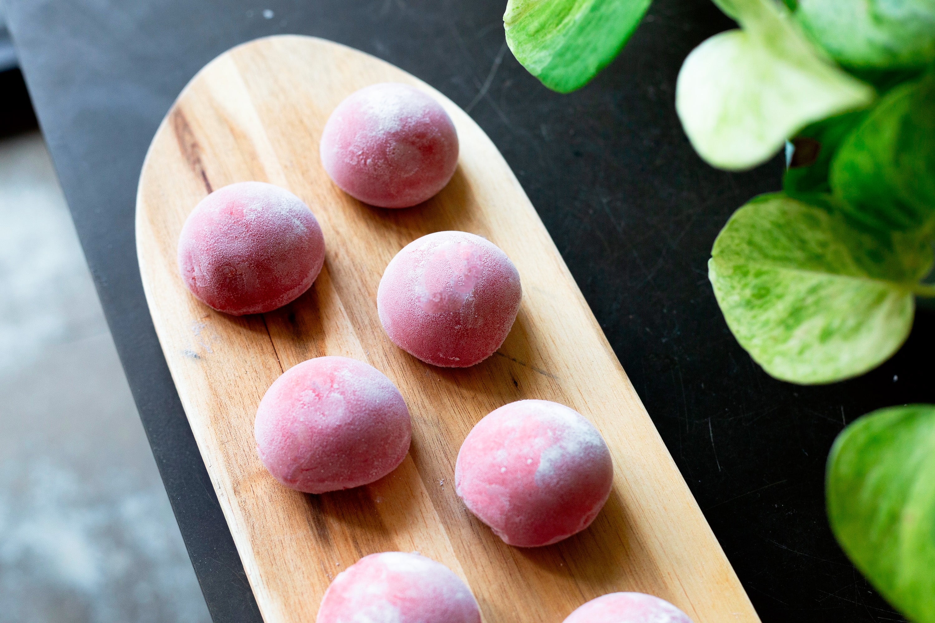 Mochi glacé framboise